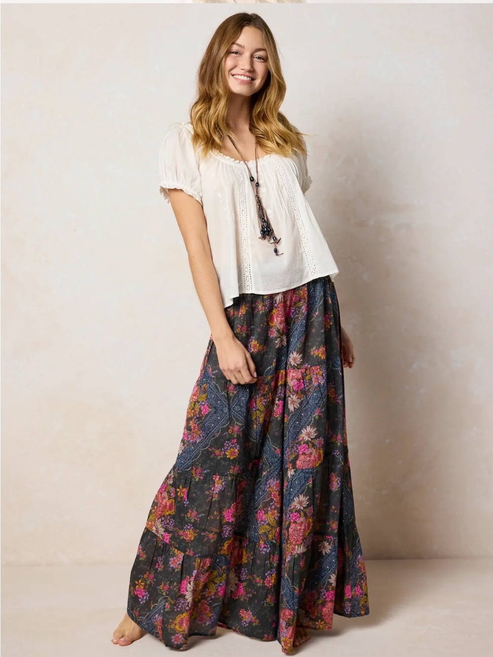 Natural Life Patti Cotton Palazzo Pants SMALL